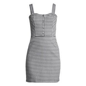 No Boundaries Black & White Pinafore Dress Size XXL (19) Juniors Pockets‎